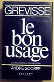 Le Bon Usage (2801105880) by Grevisse, M.