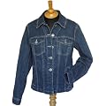 BellaDonnaModen Damen-Jeansjacke Stretch Jacke Blue Denim Gr.38 - 56