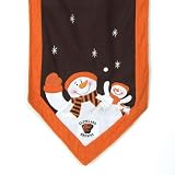 Cleveland Browns Nfl Snowman Table Runner (72X15