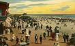 Boardwalk Stroll, Atlantic City - Fine-Art Gicl??e Photographic Print - 8"x10" Enlargement from a Classic Vintage Postcard