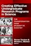 Creating Effective Undergraduate Research Programs In Science: The Transformation from Student to Scientist (0)