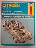 Citroën Visa owners workshop manual : models covered Citroën Visa Special and Club, 652cc, Citroën Visa Super, L and Super E, 1124cc, Citroën Visa Super X, 1219cc