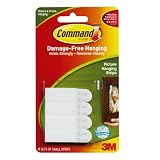 Command 17202 Small Picture Hanging Strips, White 4-Sets