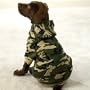 GREEN - X-LARGE - Fashionable, Warm Camo Fleece Hoodies