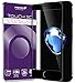 iPhone 7 Screen Protector, Fosmon TOUCH [HD Clear 3D | Full Coverage | Tempered Glass] Color Layer 9H Hardness Oleophobic Coating Glass Shield for Apple iPhone 7 (Black)