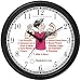 All of THE 7 HABITS #3 - White Youth (Spanish Text) - Wall Clock from THE 7 HABITS - CLOCK COLLECTION by WatchBuddy Timepieces (Slate Blue Frame)