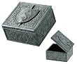 Hinge Box with Dragon Symbol- Cold Cast Resin - 2.75'' Height