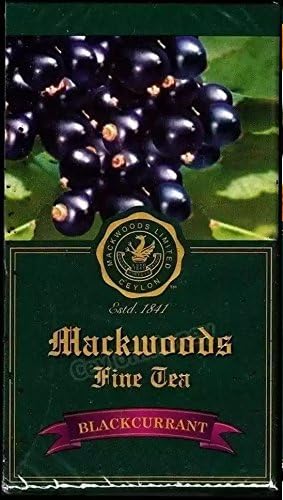 Sri Lanka Ceylon Mackwoods Fine Black Tea Blackcurrant Flavoured Loose Leaf 100g