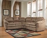 Durapella 2-Piece Cocoa Sectional by Ashley - Cocoa Durapella