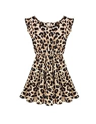 Leopard Print Cashmere Homecoming Dress/Party Dress 