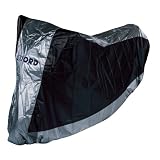OXFORD AQUATEX MEDIUM MOTORCYCLE COVER SILVER/BLACK OF925by Oxford