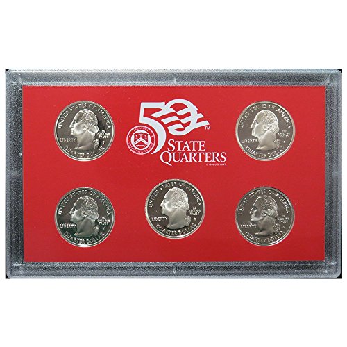 2007 S U.S. Silver State Quarters Proof Set US Mint Uncirculated at