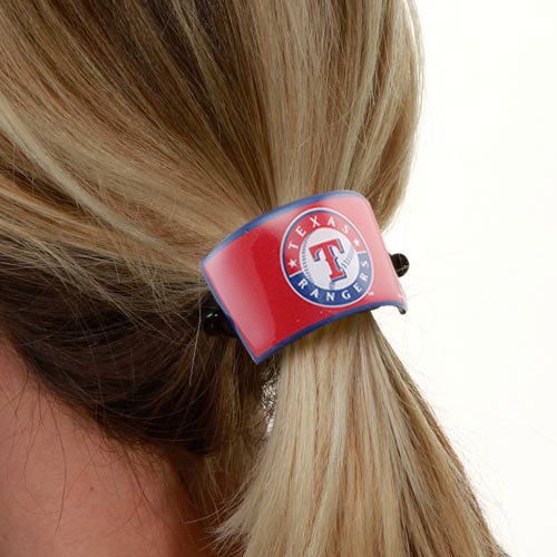 Texas Rangers Team Logo Cuff Ponytail Holder