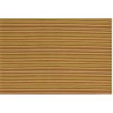 Durable Hand Woven 100% Cotton Almond Striped Table Mat 12x18 Inches Set 6 by 