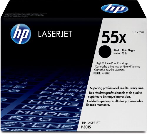 HP Laserjet 55X Black Cartridge in Retail Packaging (CE255X)