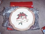 HOLIDAY BELLS CANAPE PLATE