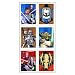 Star Wars Clone Wars Party Favor Stickers 4 sheets of 6