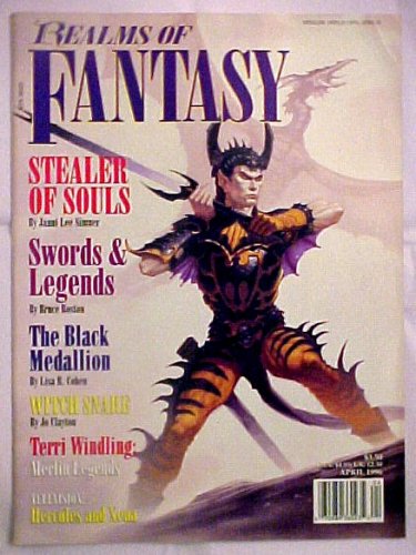 Realms Of Fantasy Magazine April 1996 (Janni Lee Simmer, Bruce Boston, Lisa R. Cohen, Vol. 2 No. 4)