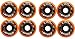 Labeda Asphalt Orange Inline Skate Wheels - 76mm