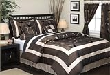 7Pcs Queen Pastora Patchwork Comforter Bed in a Bag Set