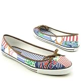 COACH Marie Patchwork Flats Womens