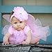 Baby Tutu Set with Fairy Wings and Headband in Pink