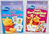 Set of 2 Disney I Can Learn with Pooh Baby Flash Cards:Pooh's First Words & Pooh's Go Together Game