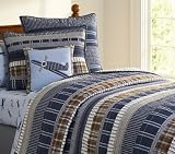 Pottery Barn Kids Danny Airplane Quilted Bedding