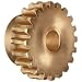 Boston Gear GB1050A Worm Gear, Plain, 14.5 PA Pressure Angle, 0.500" Bore, 20:1 Ratio, 20 TEETH, RH