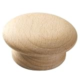 1-3/4'' diameter Beech Knobs, Pair