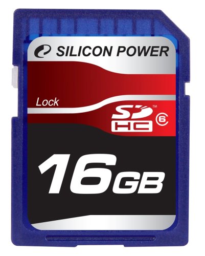 シリコンパワー SDHCメモリーカード 16GB (Class6) ブリスターパッケージ 永久保証 SP016GBSDH006V10