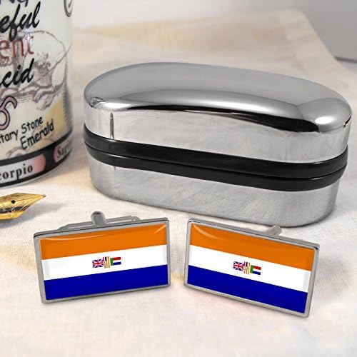 South Africa Flag 1928-1994 Cufflinks with Gift Box