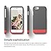 elago iPhone 6 Plus Case, [Glide Limited-Edition][Dark Grey/Italian Rose] - [Mix and Match][Premium Armor][True Fit] – for iPhone 6 Plus Only