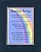 Rainbow Bridge Dog Memorial Wall Decor Poem Pet Saying Bereavement Sign