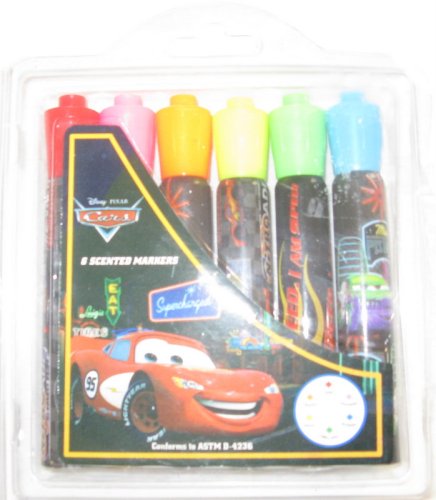 Childrens Toyshop  Toys : Disney Cars Scented Markers
