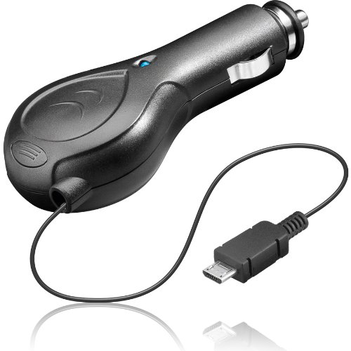 Produkt-Bild: KFZ-Ladekabel 12V / 24V mit Aufrollmechanismus, schwarz