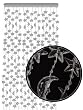 Stars & Moons Beaded Curtain (Clear)
