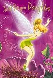 Kitchen & Housewares : Large Disney Fairies Tinkerbell Daughter Birthday Card