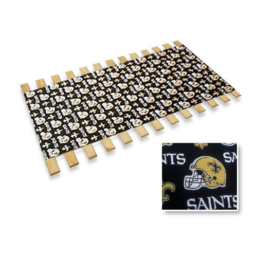 New Orleans Saints Football Sports Full Size Bed Slats Bunkie Board Support Roll