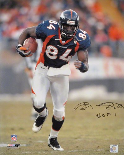 Shannon Sharpe Autographed 16x20 Photograph | Details: Denver Broncos, w/; Inscription 