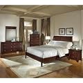 NEW 5pc Sleigh Bedroom Set (Queen Bed+dresser+mirror+2 Night Stands)