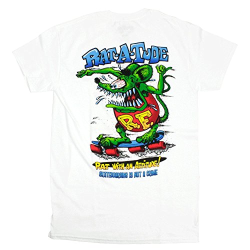 Rat Fink ラットフィンク 半袖Tシャツ ホワイト　白 Sサイズ