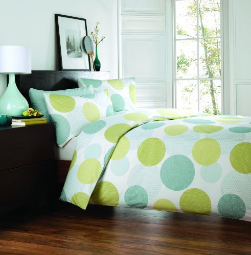 J Rosenthal & Son Ltd Dreams 'n' Drapes Bettw&auml;sche-Set Lerosa f&uuml;r Einzelbetten, blau/gr&uuml;n