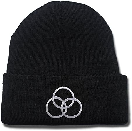 HEJIAXIN Led Zeppelin John Bonham Logo Beanie Fashion Unisex Embroidery Beanies Skullies Knitted Hats Skull Caps
