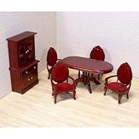 Melissa and Doug Deluxe Doll - House Dining Room Furniture