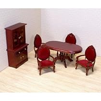 Melissa & Doug Deluxe Doll-House Dining Room Furniture