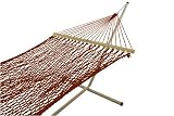 Light Oak Durawood Double Hammock - Garnet