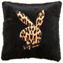 Playboy 8715944056212 Kissen - Square, Leopard 45 x 45 cm schwarz (black)