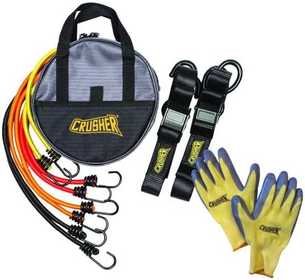Crusher Cargo Tie Down Set With Black Bag