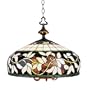 Landmark 715-TB English Ivy 6/1-Light Pendant, 18-Inch, Tiffany Bronze